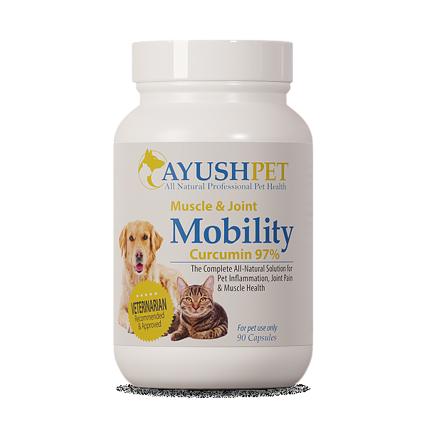 Pet Mobility Curcumin 97%, 90 Caps