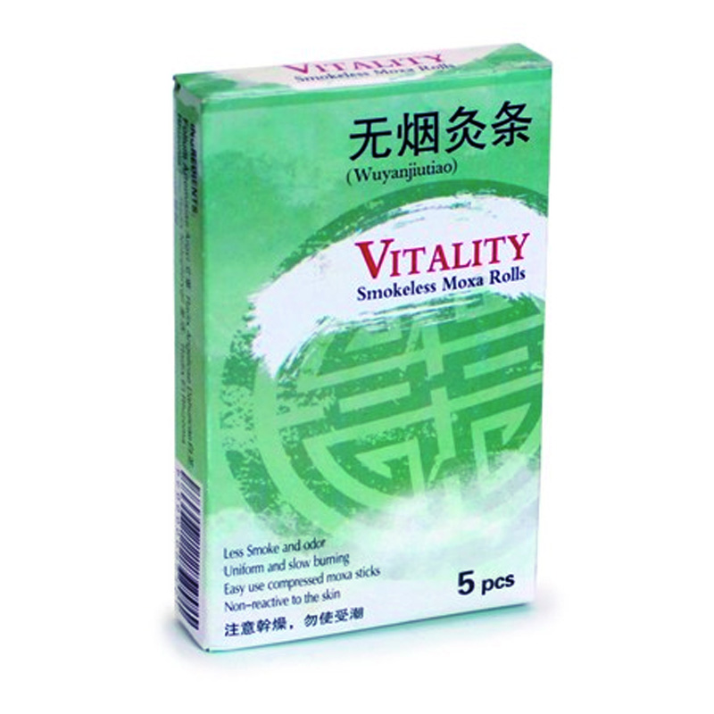 Vitality Brand Smokeless Moxa, 5/box