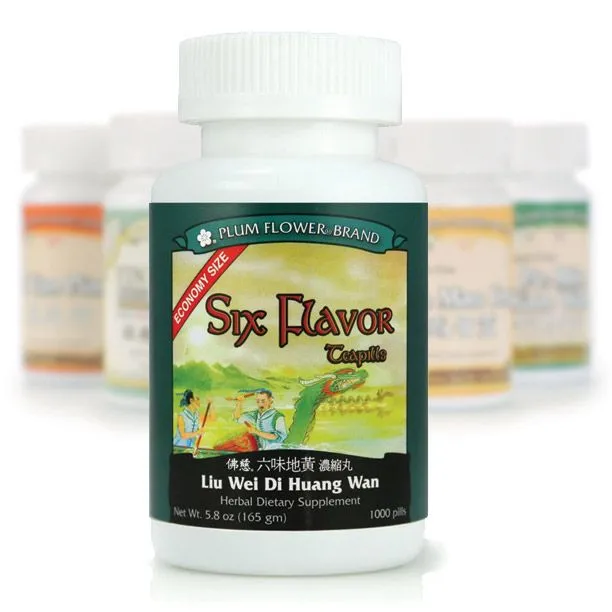 Mayway Plum Flower Six Flavor Teapills (Economy Size) - 1000 Count