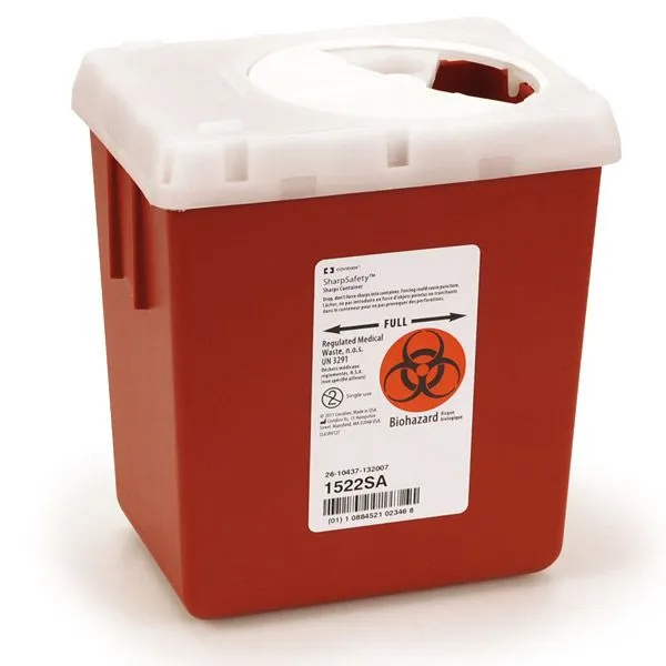 2 qt. Sage Biohazard Box