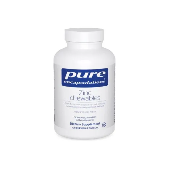 Pure Encapsulations Zinc Chewables