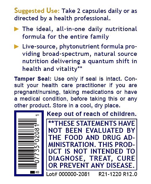 Daily One, 60 caps [ EXPIRES 12-25-2026 ] - Image 3