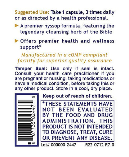Hyssinol, 60 caps - Image 3