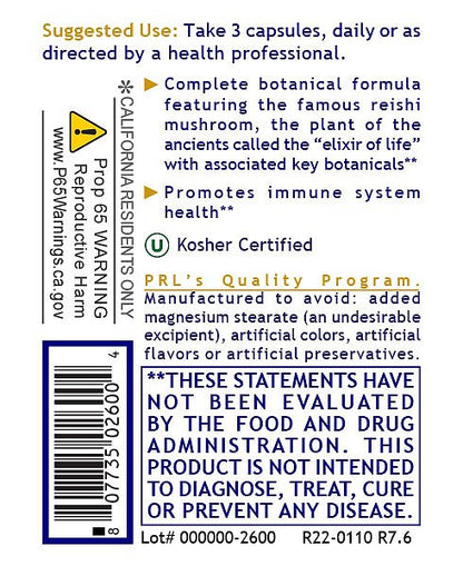 Reishi Immune, 90 caps - Image 3