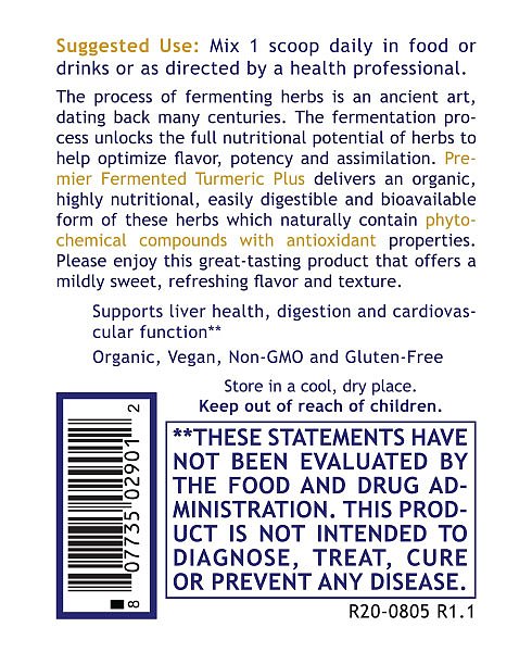 Fermented Turmeric Plus, 4.7 oz powder - Image 3