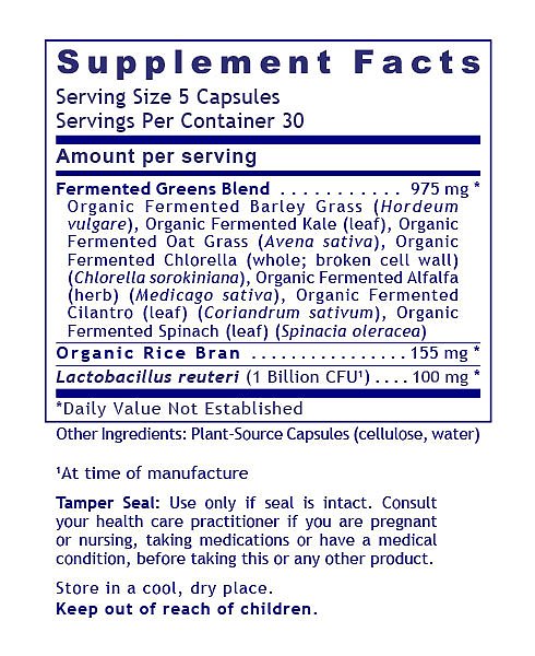 Fermented Greens, 150 caps - Image 2