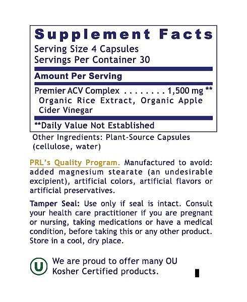 Apple Cider Vinegar, 150 caps - Image 2