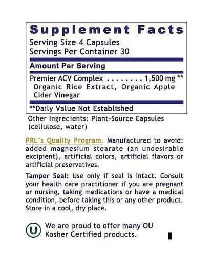 Apple Cider Vinegar, 150 caps - Image 2
