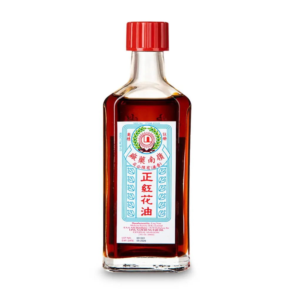 Ling Nam Hung Far (Red Flower) Oil - 2 fl oz
