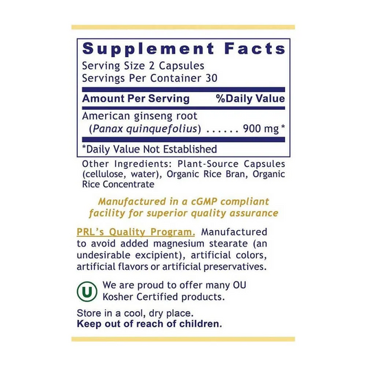 Premier Research Labs American Ginseng