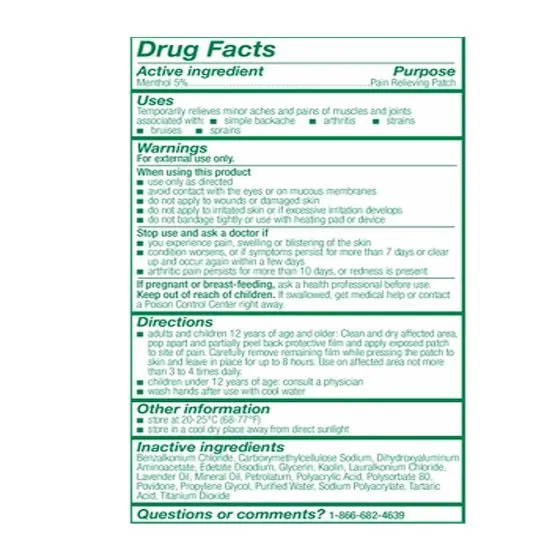 Biofreeze Overnight Patch