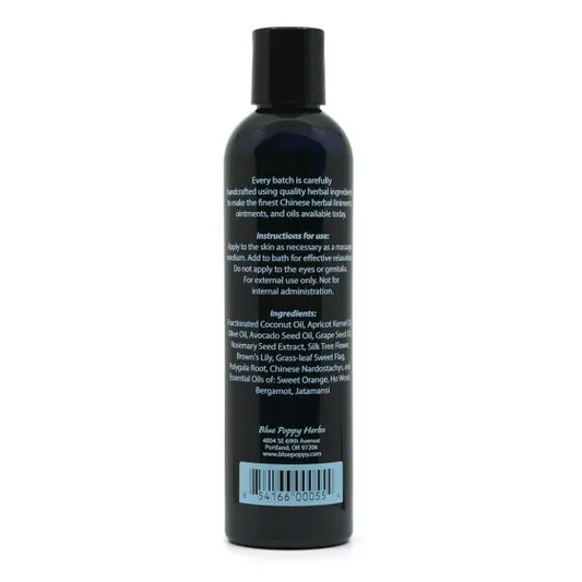 Blue Poppy Spirit Quieting Massage Oil