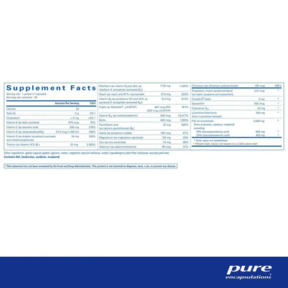 Pure Encapsulations Energize Plus Pure Pack