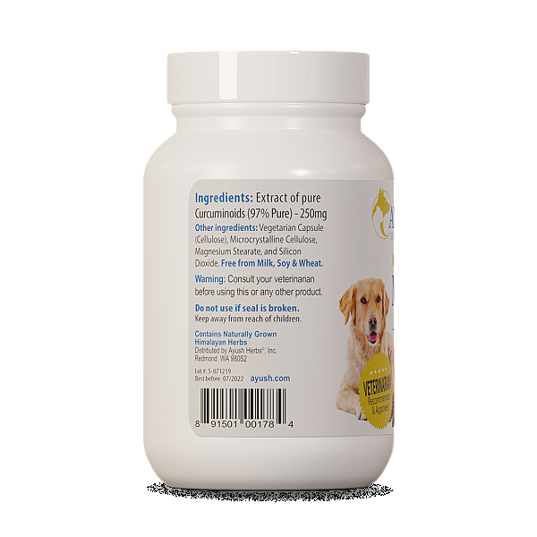 Pet Mobility Curcumin 97%, 90 Caps