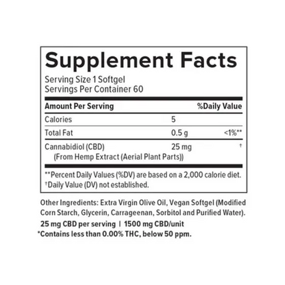 +PlusCBD™ Daily Balance THC-Free Softgels 25mg 60ct
