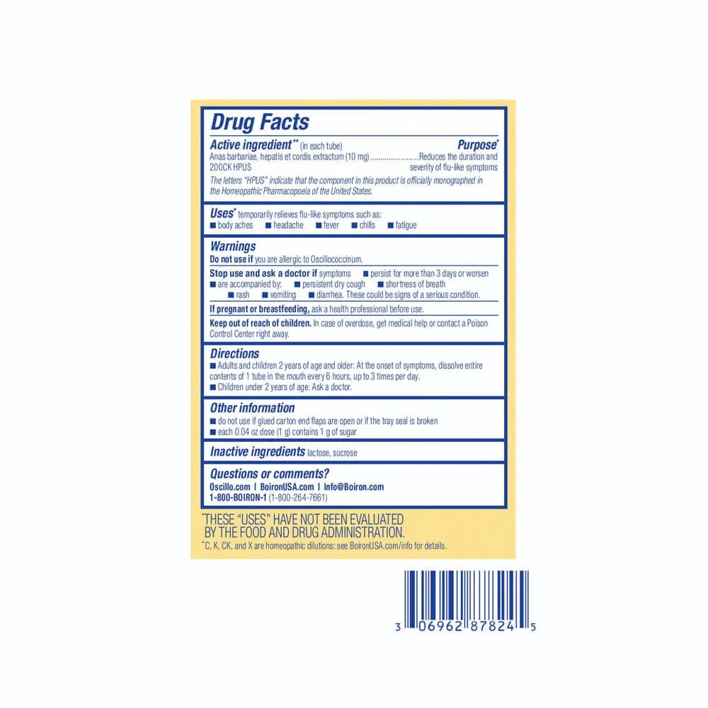 Boiron Oscillococcinum (Cold/Flu)