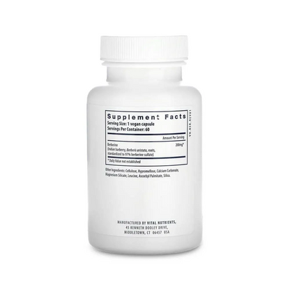 Vital Nutrients Berberine 200mg - 60 Capsules