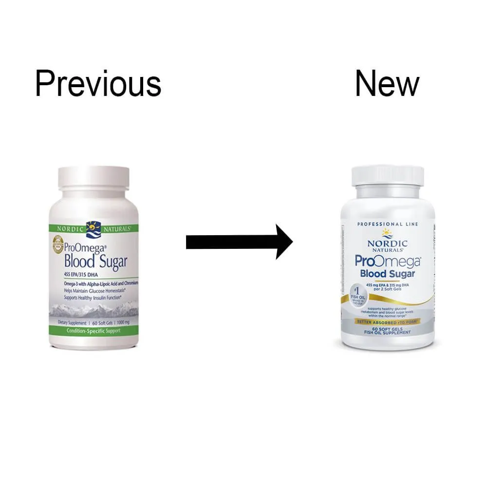 Nordic Naturals Pro Omega® Blood Sugar Gels