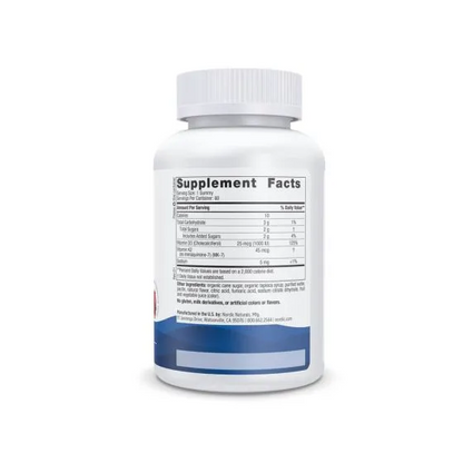 Nordic Naturals Vitamin D3+K2 Gummies