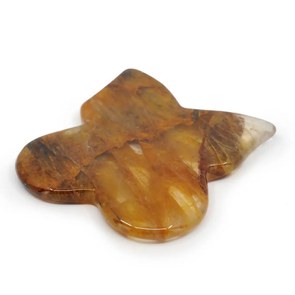 Citrine Butterfly-Shaped Gua Sha
