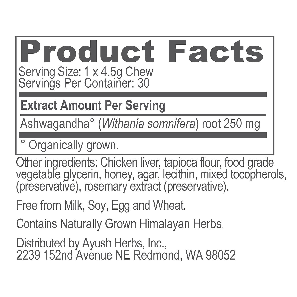 Pet Ashwagandha Chews