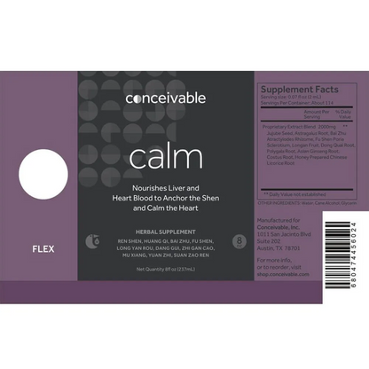 Five Flavors Herbs Conceivable ProLine - Calm 8oz