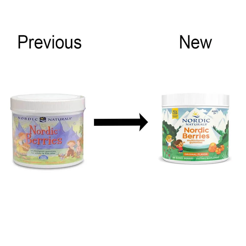 Nordic Naturals Berries Multivitamin Gummies