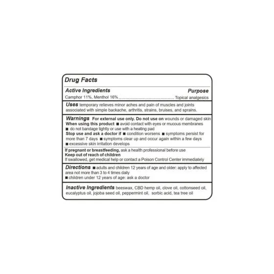 CBD CLINIC™ Level 5: Pro Sport Pain Stick