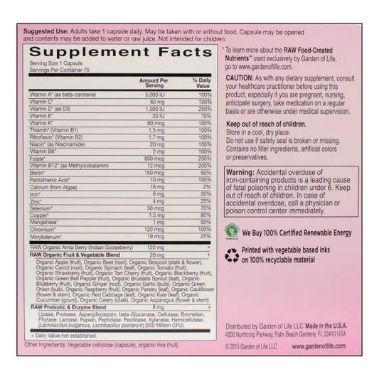 Vitamin Code® Raw One for Women