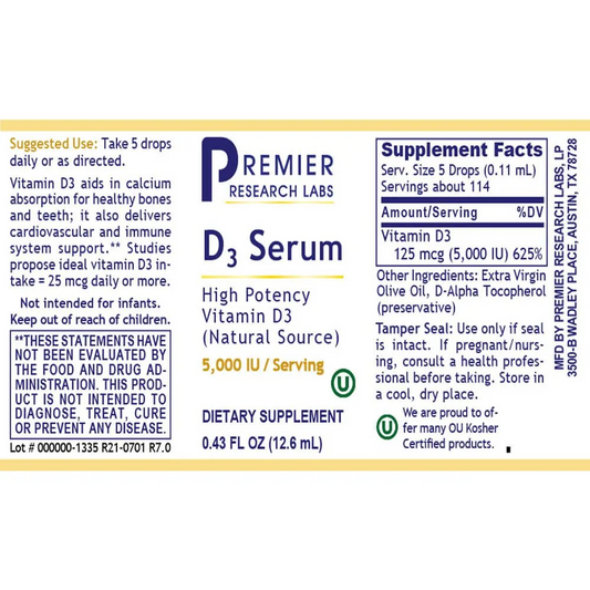Premier Research Labs D3 Serum