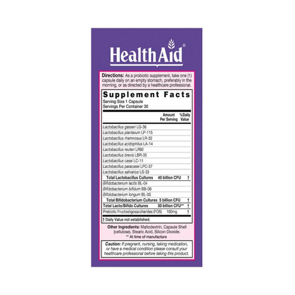 HealthAid Women's Probio 50 Billion CFU Capsules