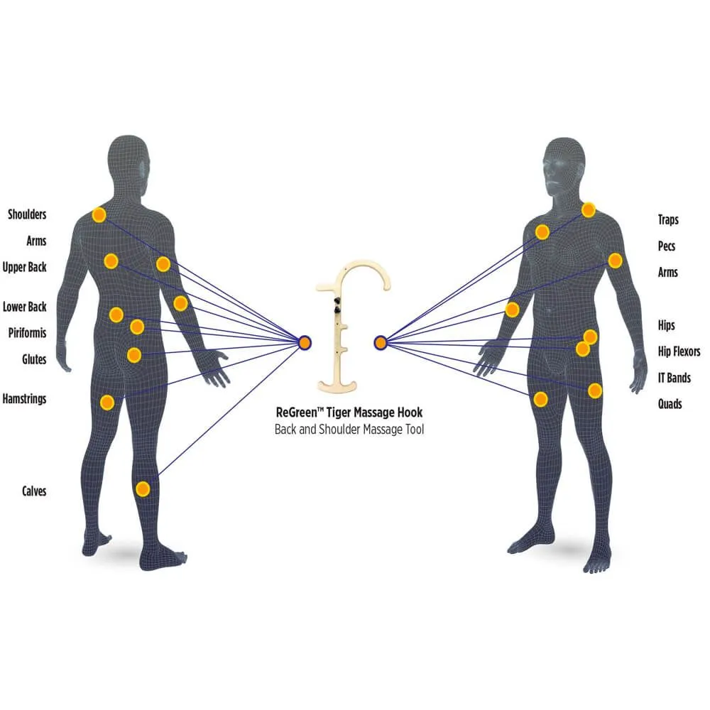 Tiger Tail ReGreen Tiger Cane Massage Hook