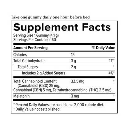 +Plus CBD™ Reserve Collection Extra Gummies 25mg CBD 5mg THC 60ct