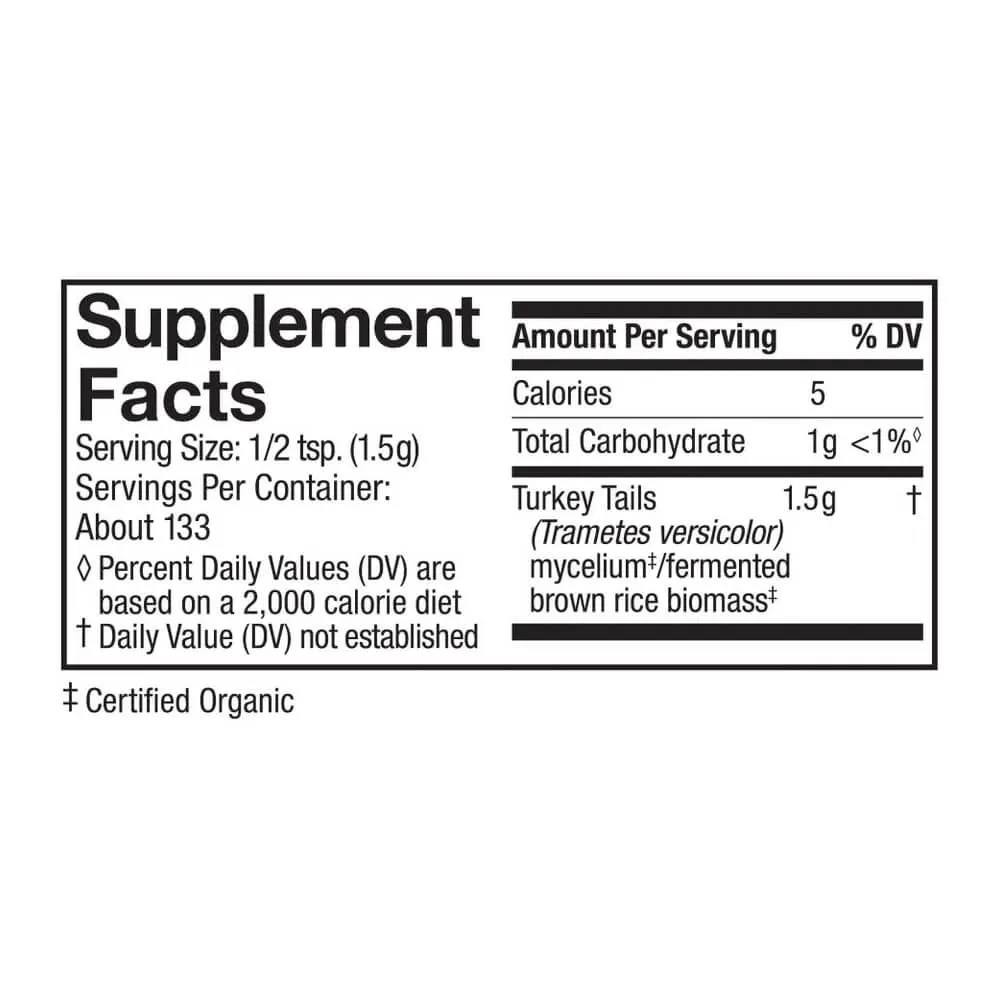 Host Defense Mushrooms Turkey Tail Powder - 200g