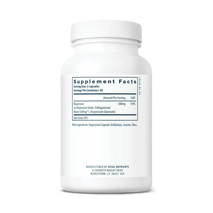 Vital Nutrients Triple Mag - 90 Vegan Capsules