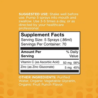 NBPure Zinc Up Spray - 2oz