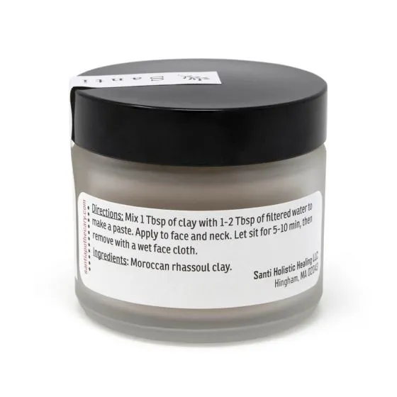 Santi Apothecary Moroccan Rhassoul Clay Facial Mask