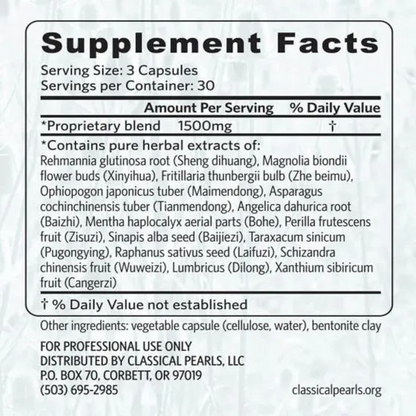 Classical Pearls Wind Pearls - 90 Capsules