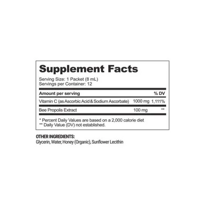 Beekeeper's Naturals Propolis + Vitamin C Immune Support