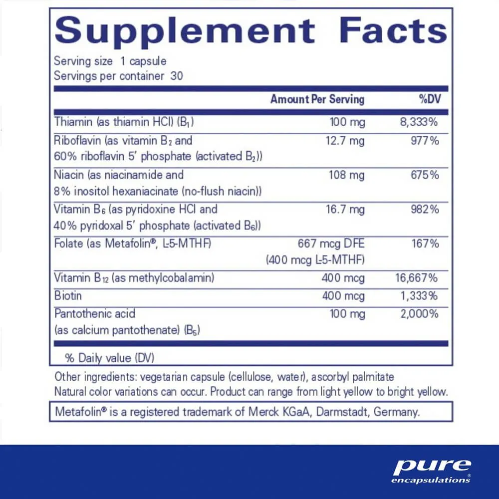 Pure Encapsulations B-Complex Plus