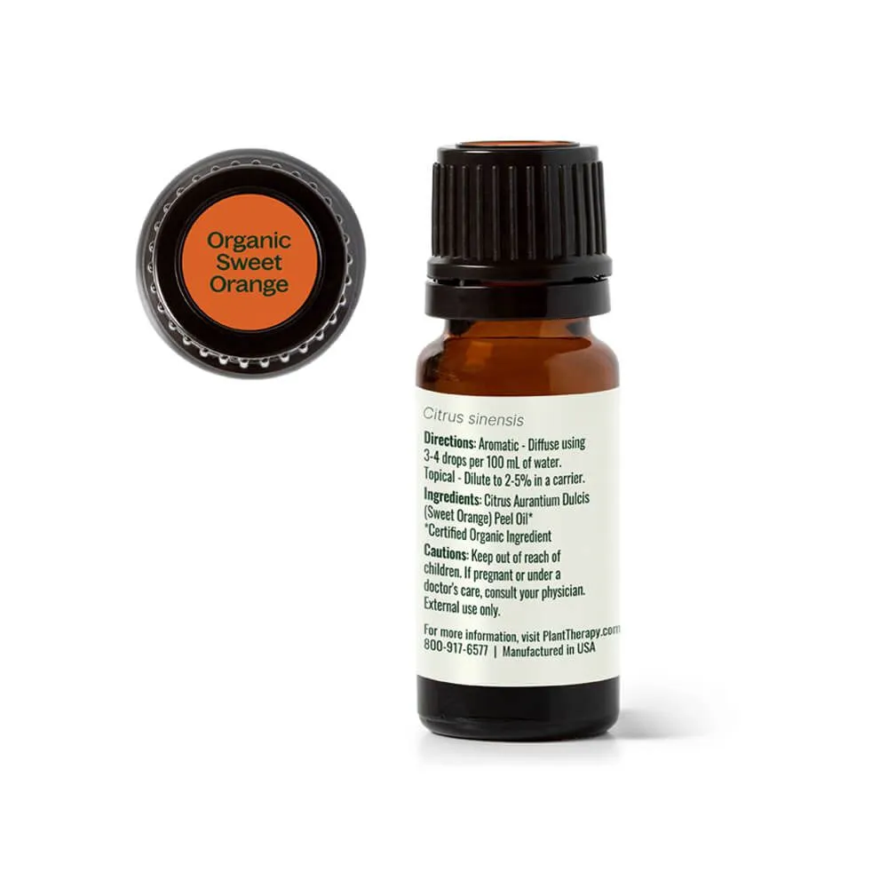 Plant Therapy Organic Sweet Orange Essential Oil