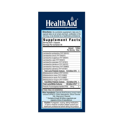 HealthAid Senior Probio 30 Billion CFU Capsules