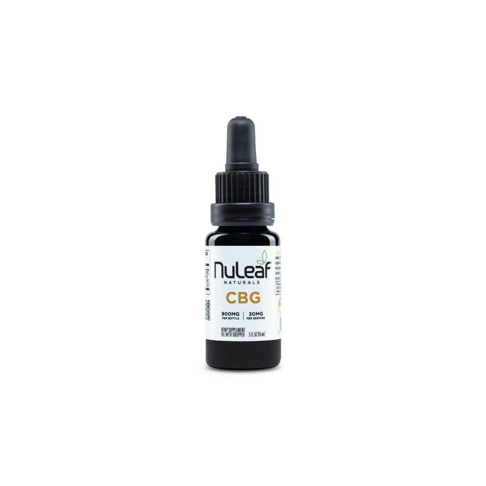 NuLeaf Naturals CBG Tincture 900mg CBG (15ml)