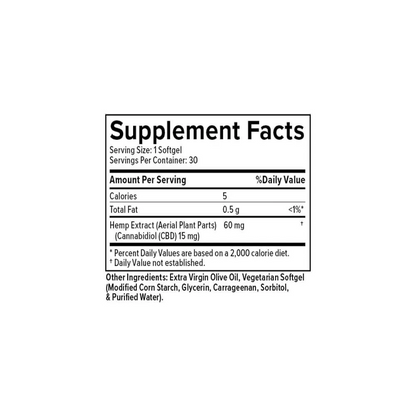 +PlusCBD™ Extra Strength Softgels