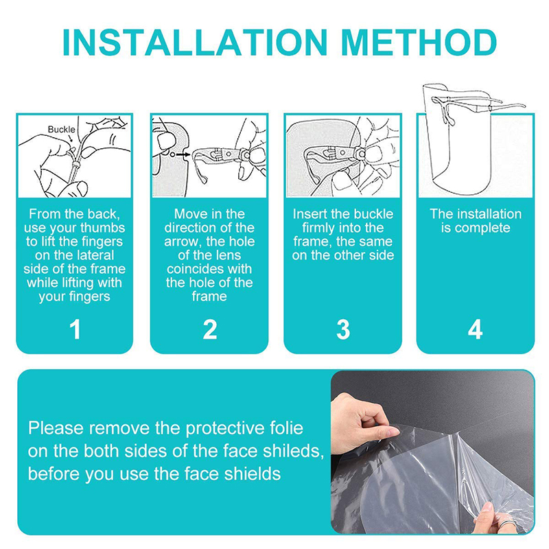 Face Shield with Acrylic Glasses