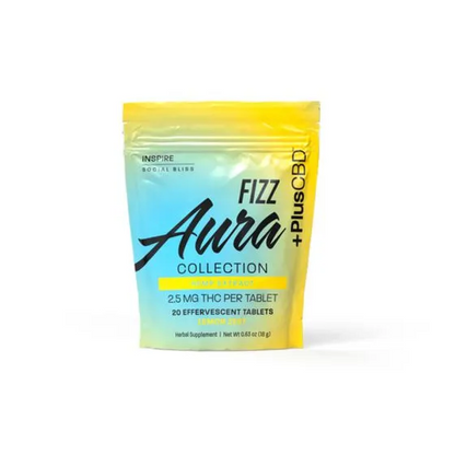 +PlusCBD™ Aura Collection Inspire Fizz Tablets 2.5mg THC 20ct