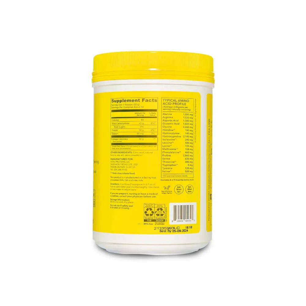 Vital Proteins Collagen Peptides Lemon