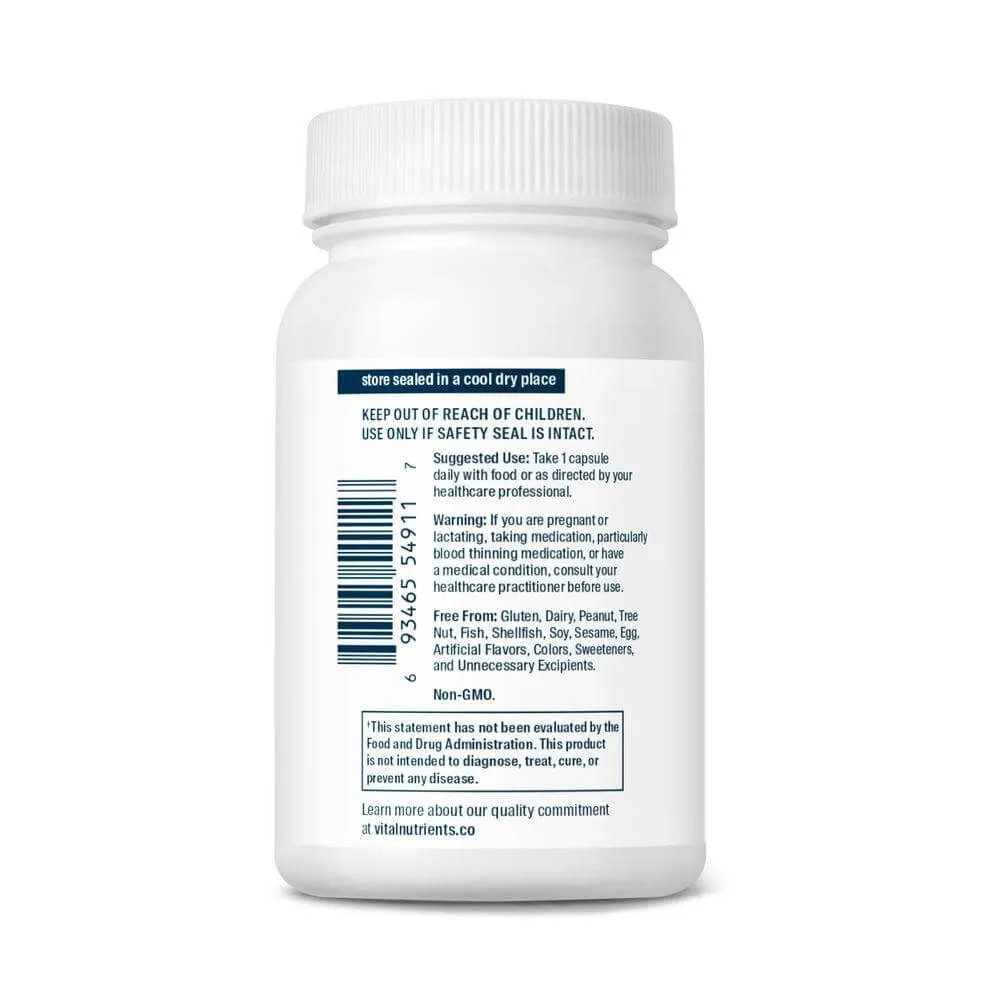 Vital Nutrients Vitamin D3 + K2 - 60 Capsules