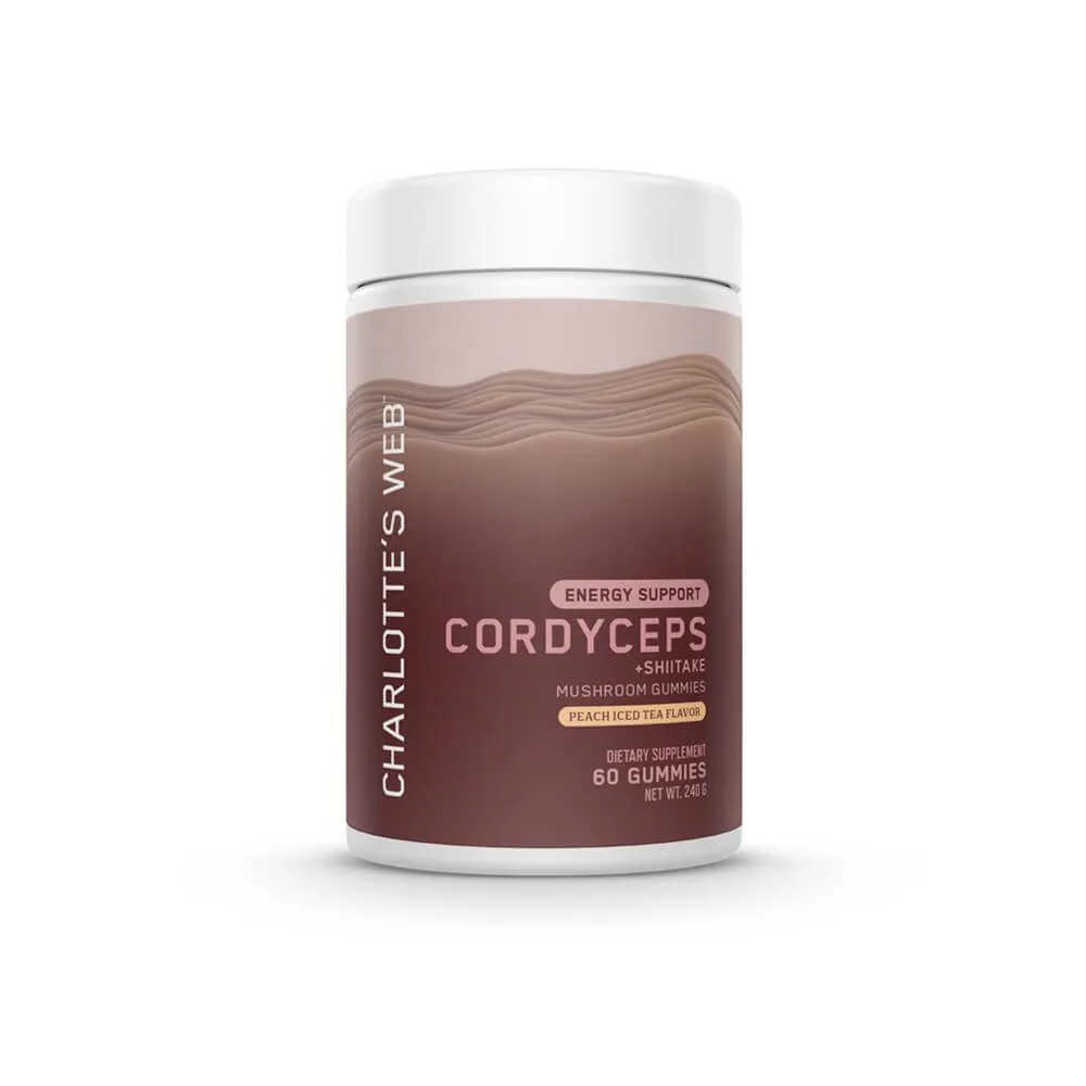 Charlotte's Web™ Cordyceps + Shiitake Energy Support Mushroom Gummies