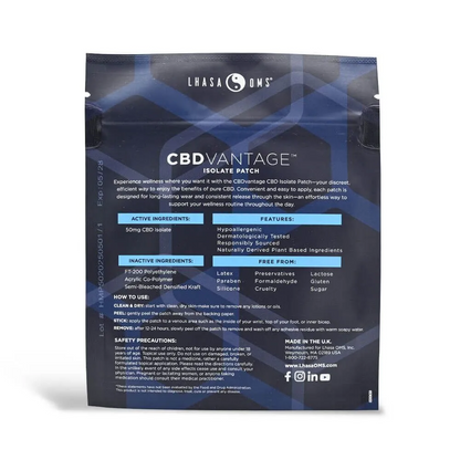 CBDvantage CBD Isolate Patch Pack of 3
